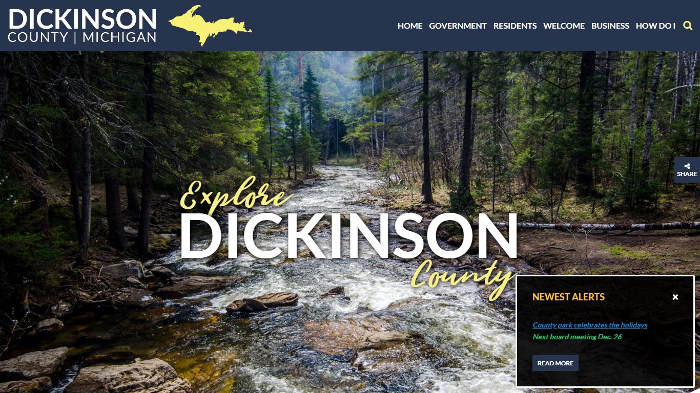 Welcome to Dickinson County in the beautiful state of Michigan